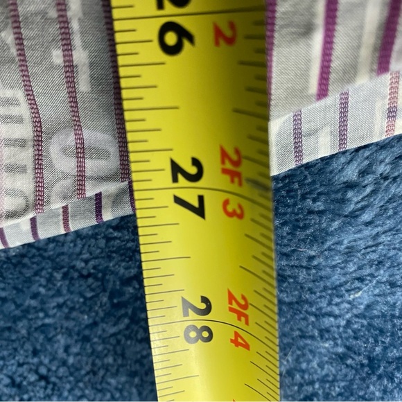 Desigual Mens Button Shirt Striped Long Sleeve Regular Fit Italian Fabric Sz S - Picture 12 of 12